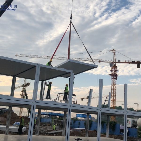 Office Mobile Container House Anti Rust Remote Operation Construction Container House