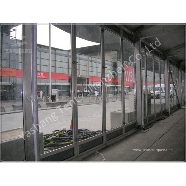 Waterproof Outdoor Event Tent Fittings Glass Wall / ABS Wall / Corrugated Sheet Wall