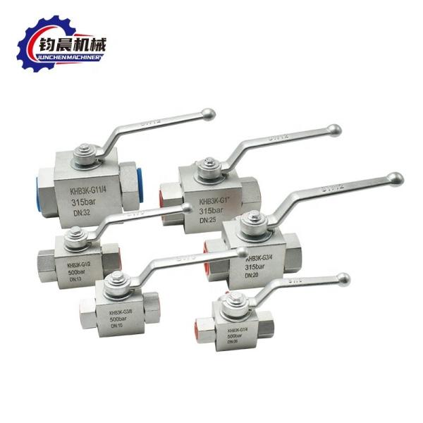 OEM Bestseller-Hydraulik Kugel Hahn KHB3K Zweiwege-Dreiweg Eventil