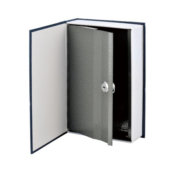 Portable Lockable Money Box , Durable Book Design Metal Cash Box