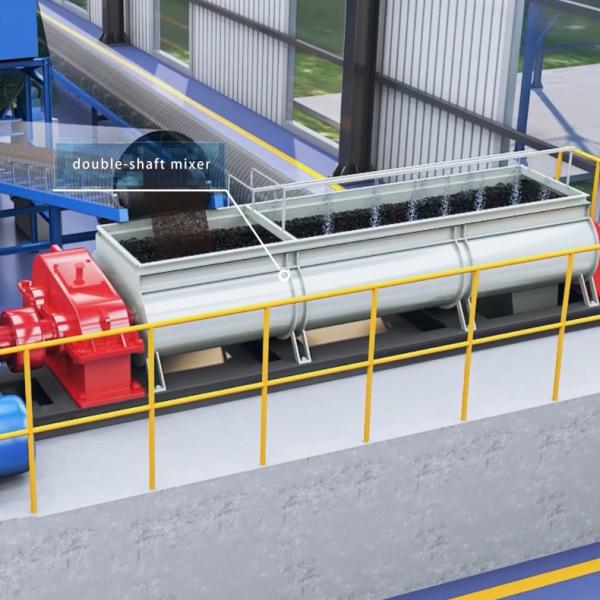 SJ3600×420 Двойной вальный смеситель для производства сырья из глиняного кирпича