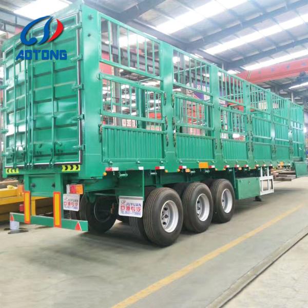 OE NO. livestock stake trailer 3 axles 2 floors livestock transporting semi trailer