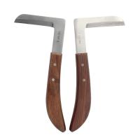 Couteau à sabot à main gauche à tranchant unique avec outil de taille de sabot de type 
