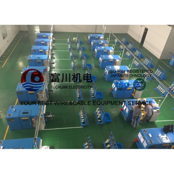 Low Noise 7 Pcs Alloy Wire Bunching Machine Touch Screen Operation Equipment