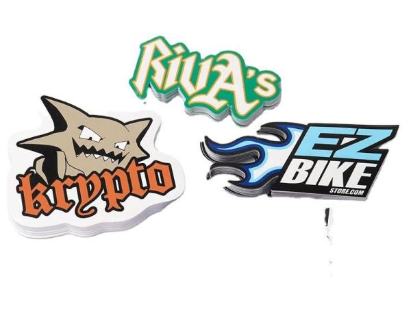Custom Vinyl PVC Die Cut Sticker Waterproof Logo Label Printing