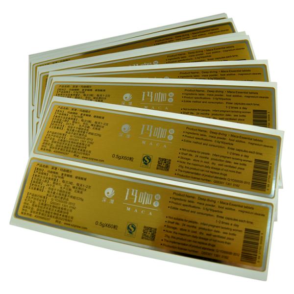 Permenent Air Conditioner Sticker Laminated Matt / Glossy film