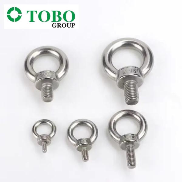 De parafuso de olho de aço inoxidável do parafuso de TOBO M12 304/316 Marine Lifting DIN580