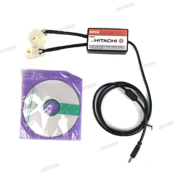 Pour le Dr.ZX Diagnostique câble USB 4Pin et connecteurs 6Pin Cont Pour Hitachi Scanner Diagnostique Excavator Diagnostic Outil + CF53 Laptop