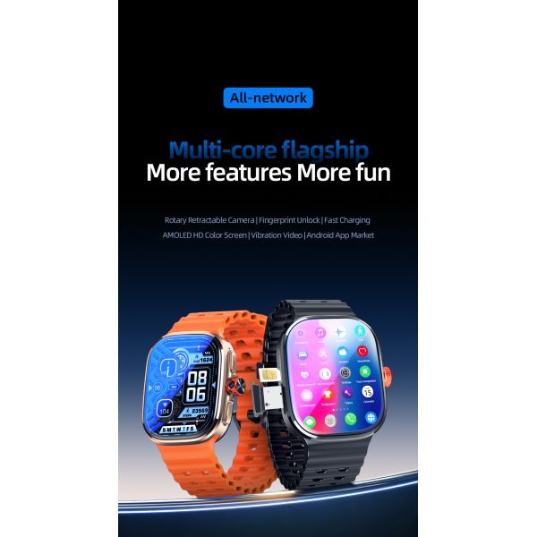 P2 Smart Watch 5G LTE Android 13.0 2.29'' AMOLED Display Smartwatch