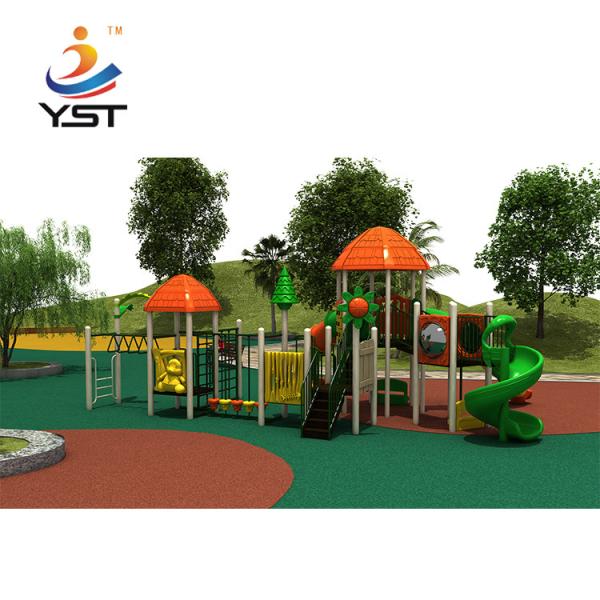 Children Plastic Playground Park Slide YST-19115 Outdoor 25 Cbm Anti Crack