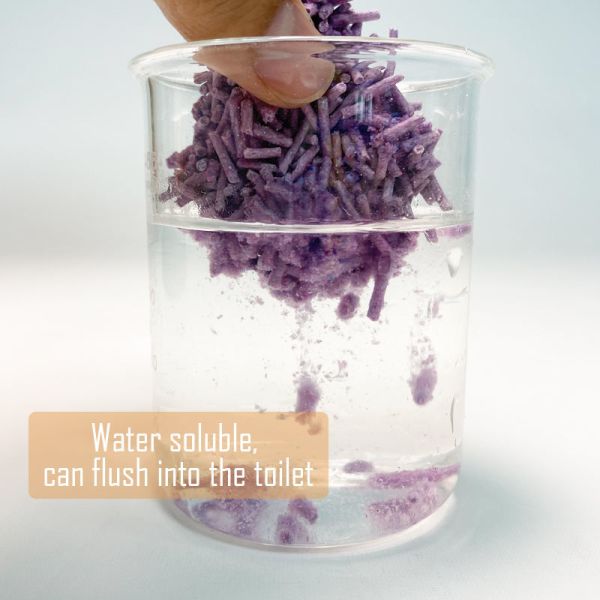 Pet Products Eco-Friendly Clumping Dust-Free Odor Control Low Tracking Lavender Tofu Cat Litter