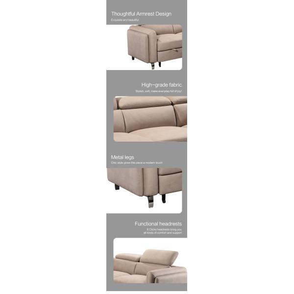 OEM Living Room L Shape Sofa Home Furniture Sleeper Sofa Bed