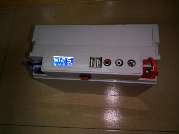 Descarga preta da taxa alta do volt 15ah da bateria acidificada ao chumbo 12 de UPS