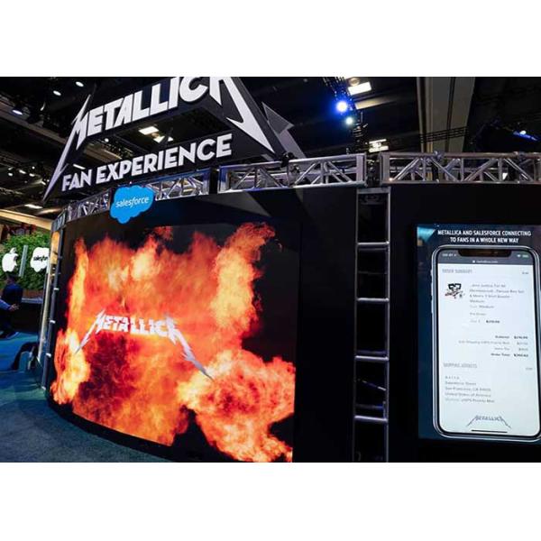 Full Color Rental LED Video Wall P12 Outdoor Advertising Display 6500 Cd/M2