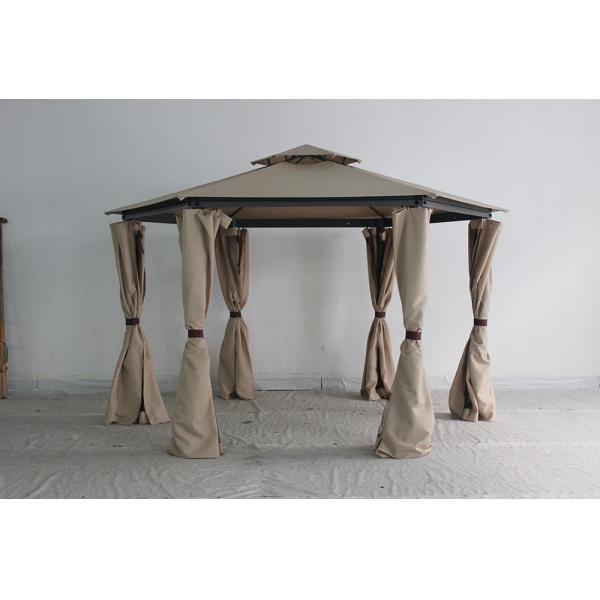 2*2*2.8M PVC Coated Gazebo with Curtain and Mosquito Net from Top Gazebo Manufacturers