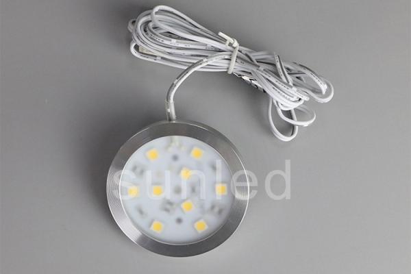 Diodo emissor de luz liso portátil sob a certificação do CE ROHS da economia de poder da iluminação do armário