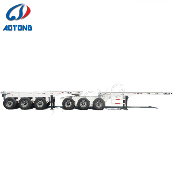 Подвеска Лист-пруга/воздушная подвеска трехосный скелетный прицеп для контейнерной перевозки