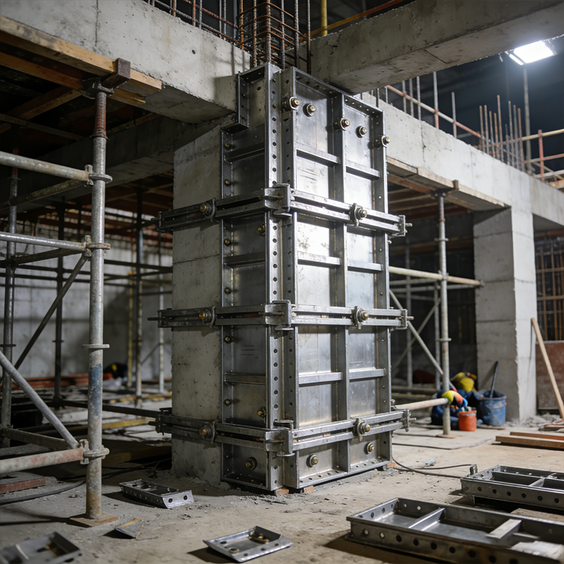 Corrosion Resistant Reusable High Strength Steel Formwork for Outdoor Construction