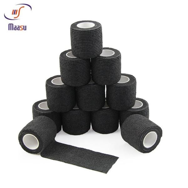 Breathable Medical Gauze Bandage 100% Cotton Black