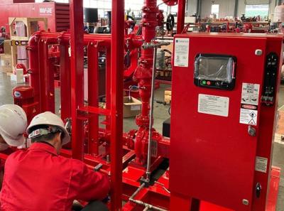 Patim horizontal bomba de fogo montada com os materiais dútiles UL/FM do ferro fundido alistados