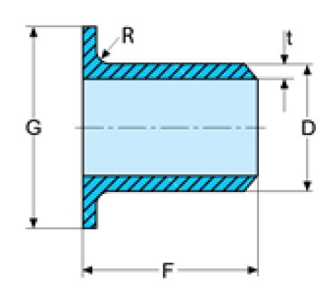 ASME B16.9 Forged Steel Pipe Fittings Butt Weld Short Length Stub End