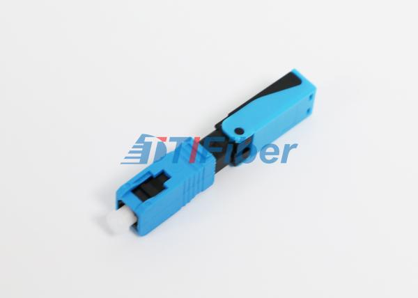 SC 50um / 62.5um FTTH Network Fiber Fast Connector High Return Loss