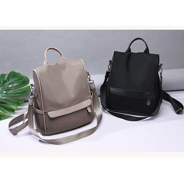 2019 new student backpack black grey large capacity travel bag lady's bag