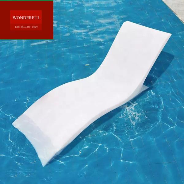 Sun Lounger Garden Set Modern Hotel Beach Swimming Pool Patio Outdoor Furniture Plastic