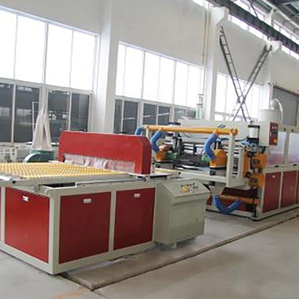 Double Profile Screw Thick Board Ceiling Panel Pvc Profile Extrusion Line with Design