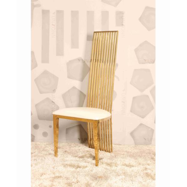 Банкет высокого заднего золота стула свадьбы роскошный предводительствует вес 200Kg нержавеющей стали