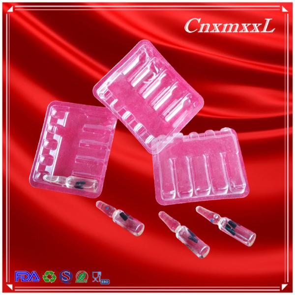 Ampola plástica Tray For Shipping da bolha 5pcs Thermoformed transparente