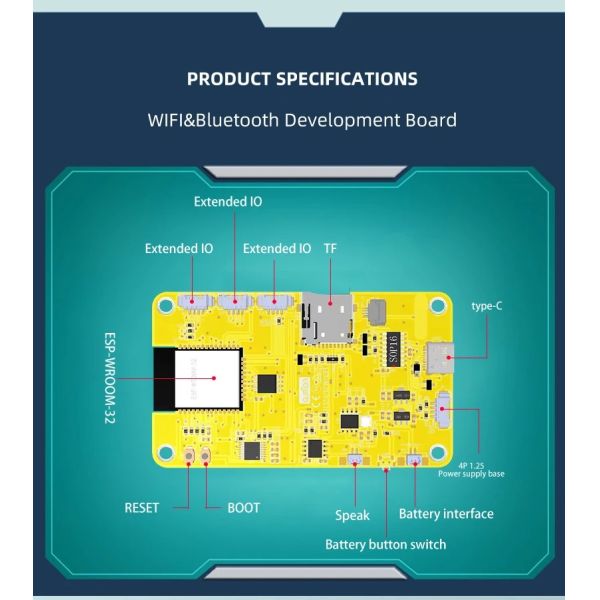 YZY ESP32 Display Module 4M FLASH 2.8 Inch 240*320 LCD Display Module With WIFi