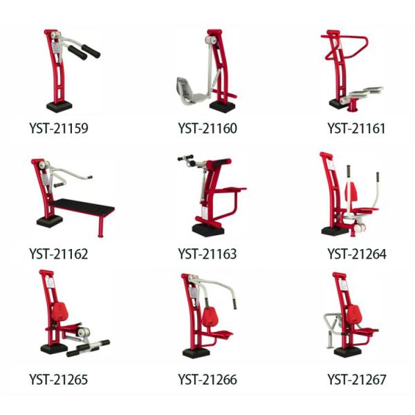 Статическое на открытом воздухе оборудования фитнеса спортзала LLDPE пластикового анти- для тренировки