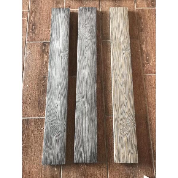 Carreaux de pierre de mur de ciment de grain de bois de 14 mm pour l'intérieur extérieur