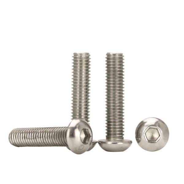 Hot Sales  2205 2507 Stainless Steel Hexagon Socket Screws Round Pan Head Machine Screw