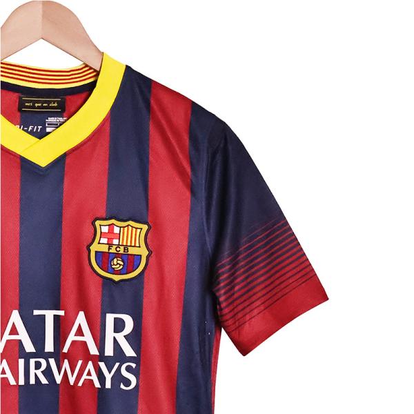 2013-2014 Barcelona Retro Home Jersey Group Customized Classic Football Jersey