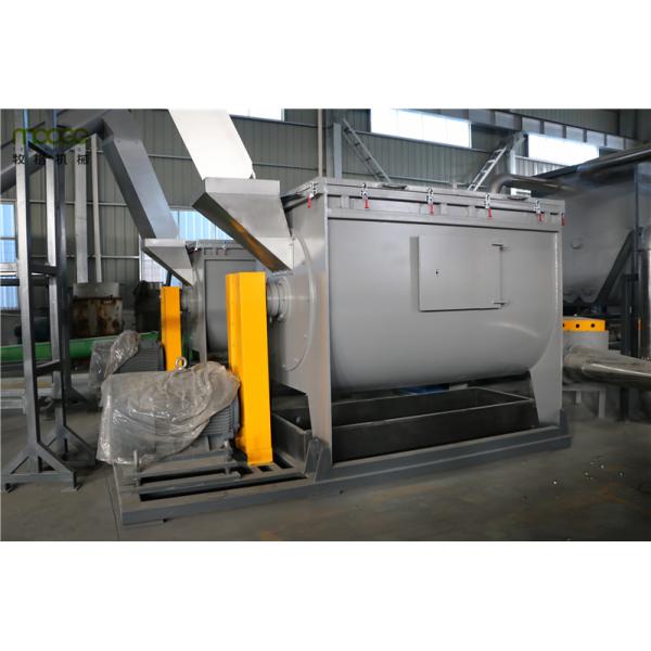 Dewatering Plastic Film Recycling Machine HDPE Washing Line 5000KG/H