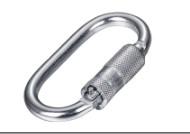 30KN High Quality Cold Formed Steel Self-Locking Carabiner isure marine