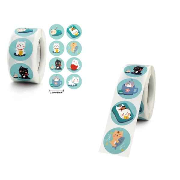 0.04mm персонализированные стикеры 0.06kg/Pcs подарка с днем рождений