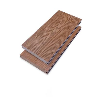 Le Decking résistant à l'usure de WPC embarque le plancher de relief profond solide de la piscine 3D de 145x22cm