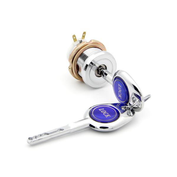 Electronic Switch Safe Cam Lock Brass Cyliner 90° Rotation 25.7mm Thread Diameter