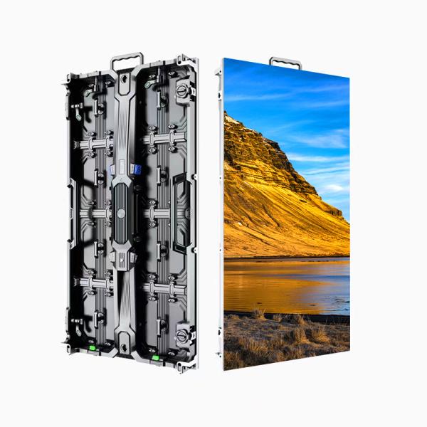 Taille de l'armoire personnalisable 500X500mm/500X1000mm Haute luminosité P2.6 P2.9 P3.91 P4.81 Panneau LED pour écran de location extérieur