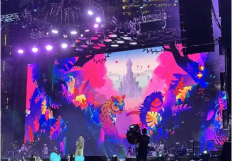 Transparent Led Stage Background Arena Led Screen Video Wall 4500 Nits Waterproof