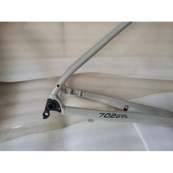 Wide Tire Stock Gravel Bike Frame 700x45c Lightweight Beach Bicycle