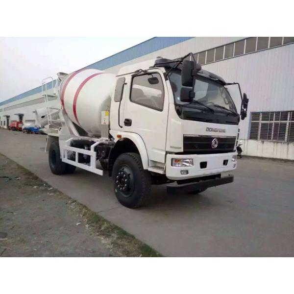 4m3 Capacity Concrete Transit Mixer Truck / Concrete Transport Truck Easy Operation