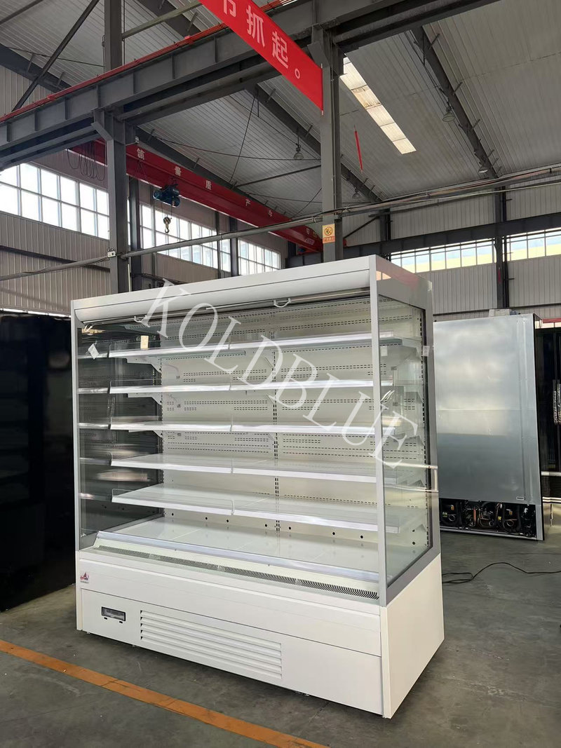 Plug-in Open Multideck Refrigerated Cooler Self-contained Compressor with R290 Gas