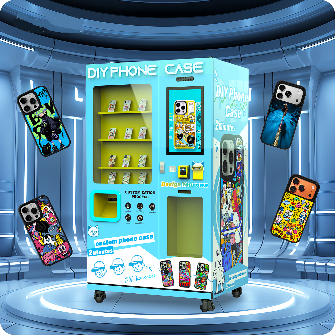 LKS Self Service Phone Case Printing Vending Machine