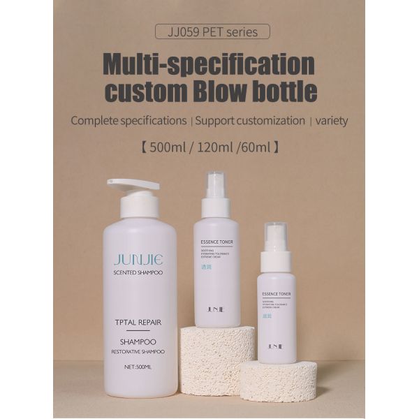 Shampoo Bottle Cosmetic Industry Packaging PE 60ML 120ML 500ML Wholesale High Quality Plastic Bottles