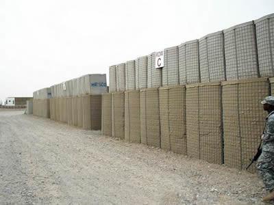 2X1X1m Welded Gabion Box Green Pvc Coated Steel Welded Wire Rolled Garden Fencing