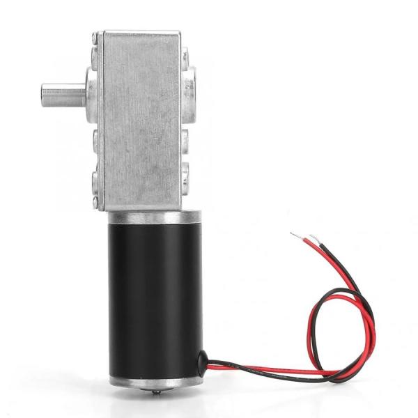 Faradyi Customized Dc Gear Motor 12v Electric 370 Motor High Torque Low Rpm Bicycle Dc Motor with Worm Gearbox